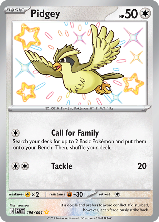 Pidgey card