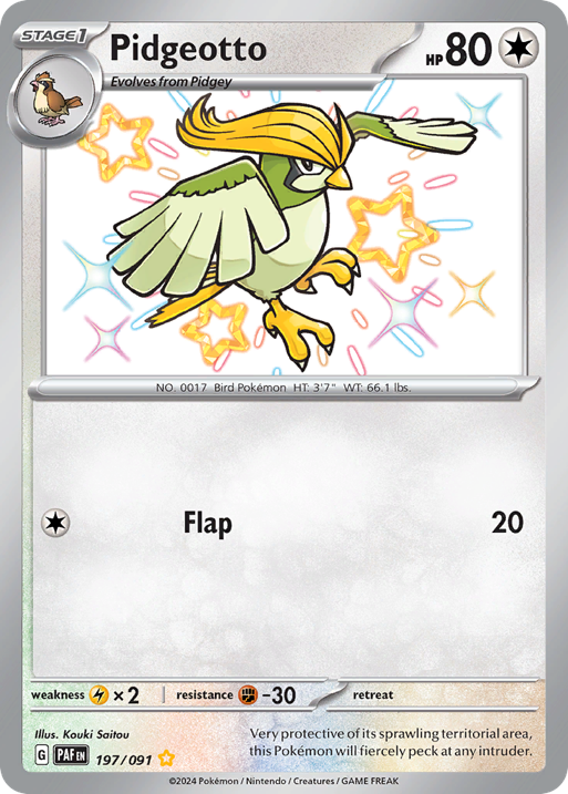 Pidgeotto card