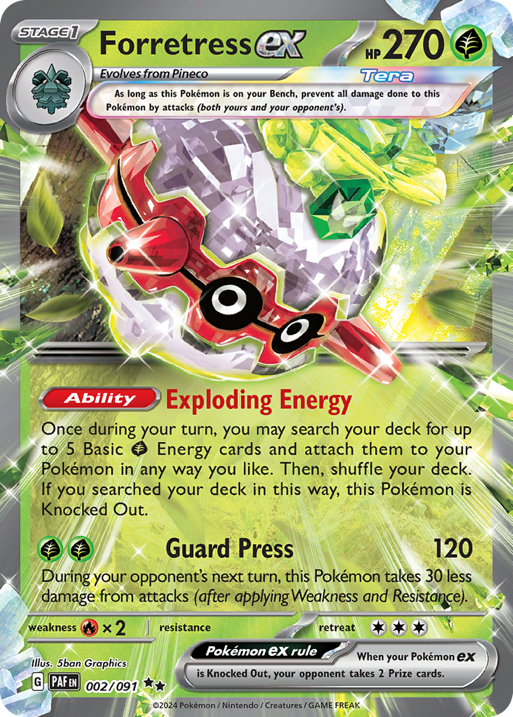 Forretress ex card