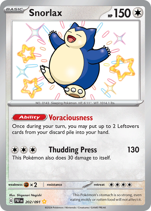 Snorlax card