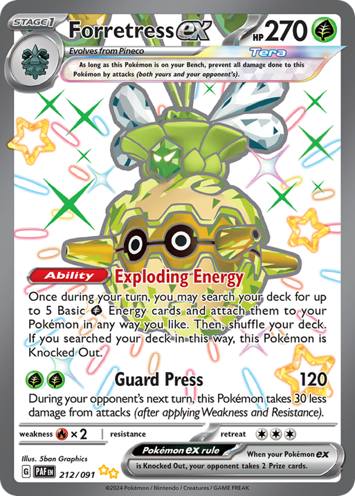 Forretress ex card