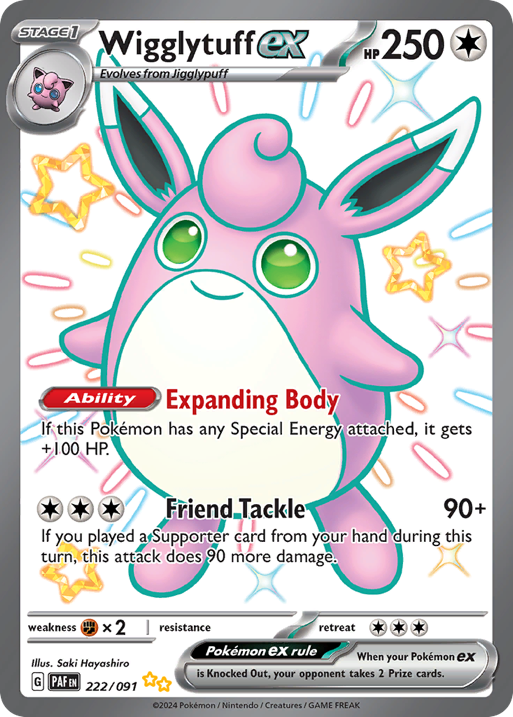 Wigglytuff ex card