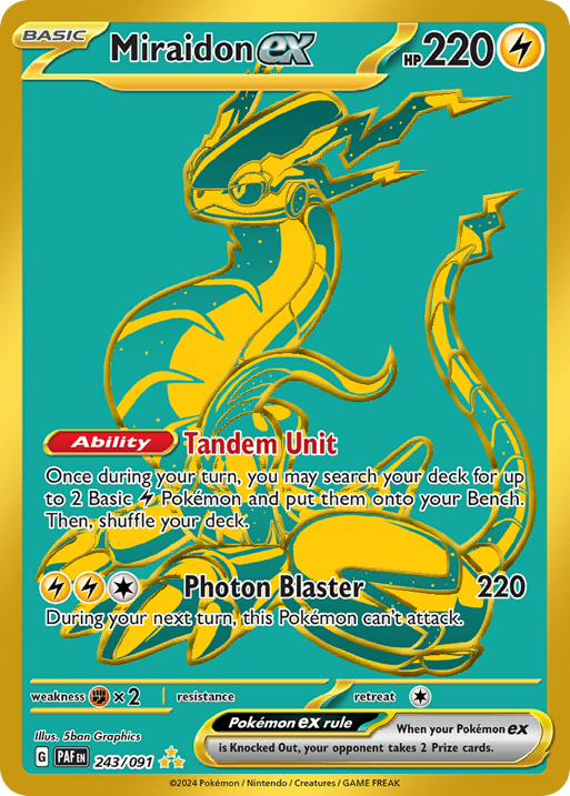 Miraidon ex card