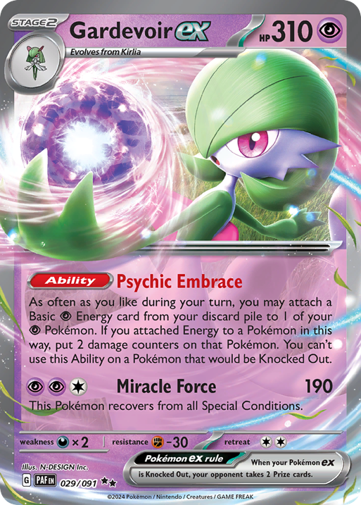 Gardevoir ex card