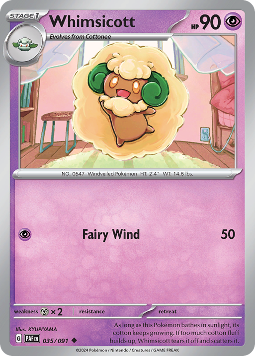 Whimsicott card