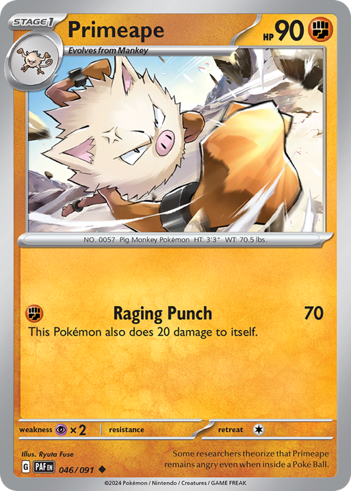 Primeape card