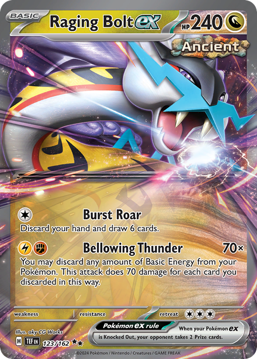 Raging Bolt ex card