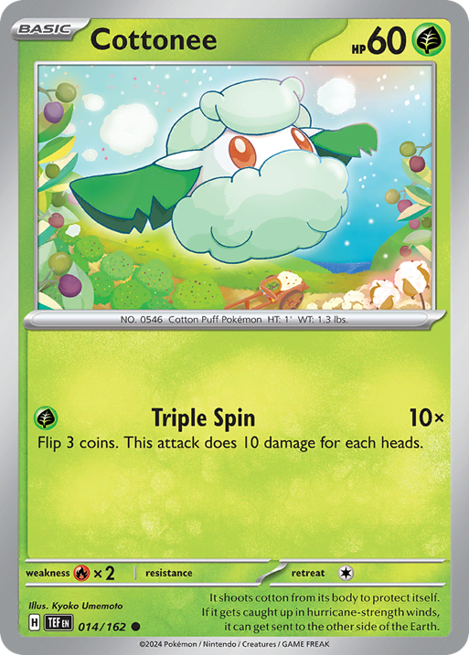 Cottonee card