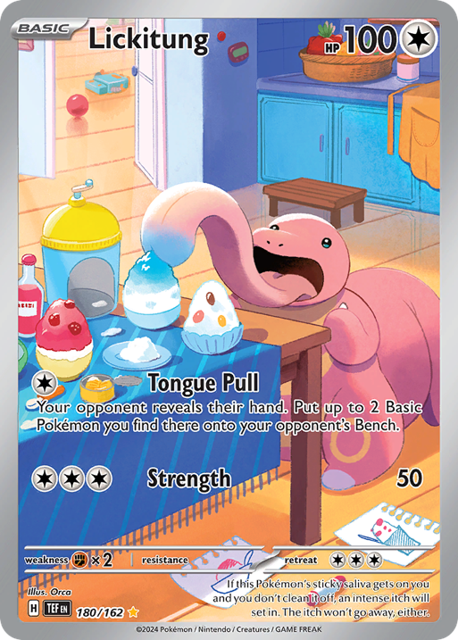 Lickitung card