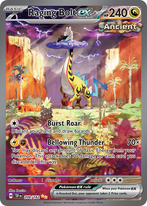 Raging Bolt ex card