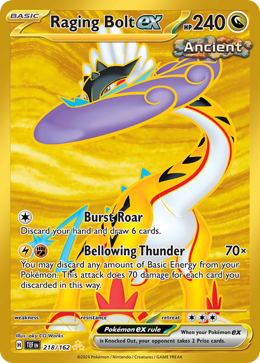 Raging Bolt ex card