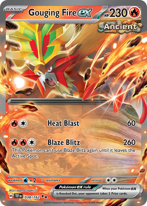 Gouging Fire ex card