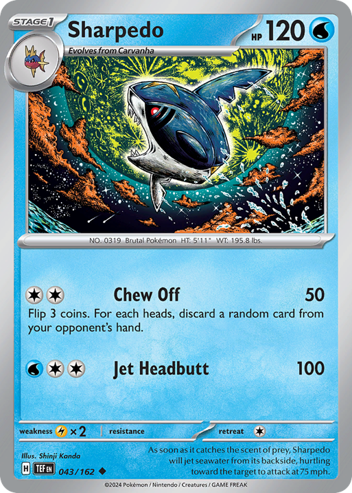 Sharpedo card