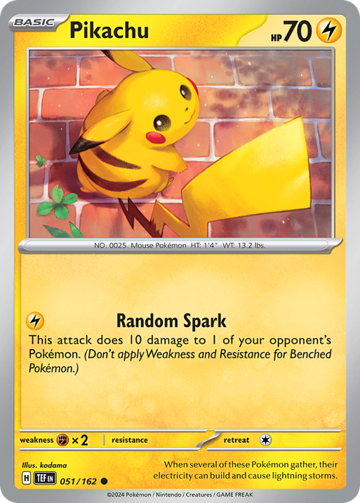 Pikachu card