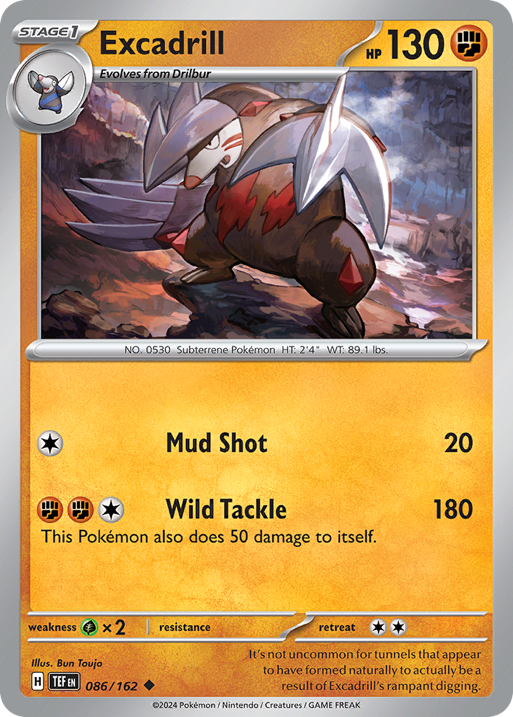 Excadrill card