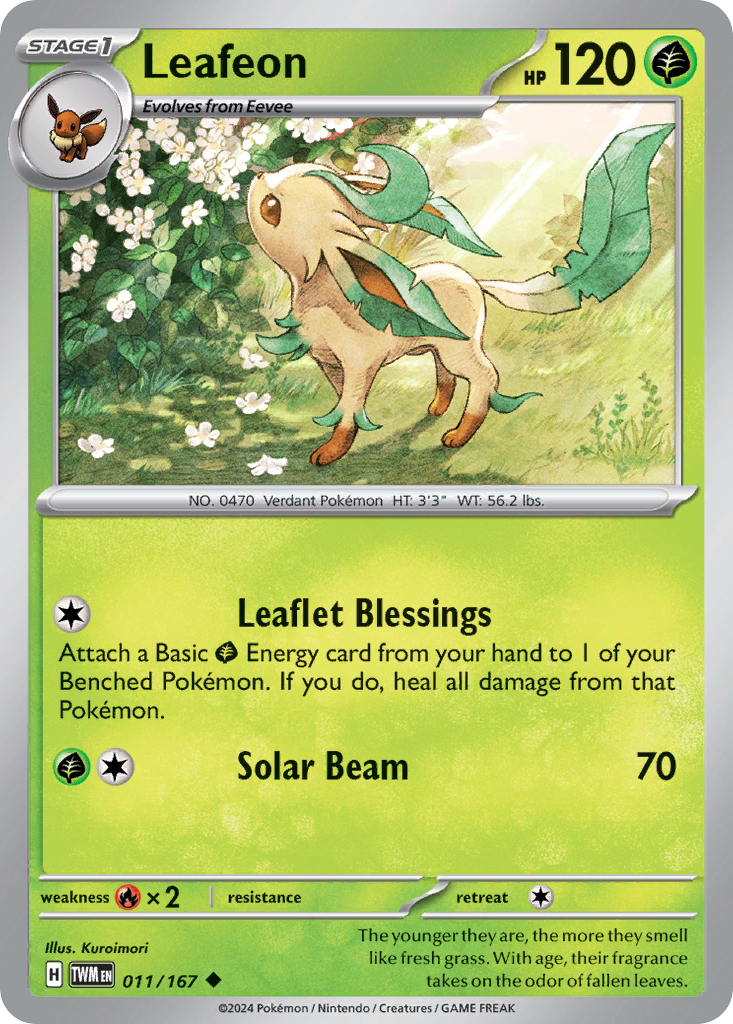 Leafeon card