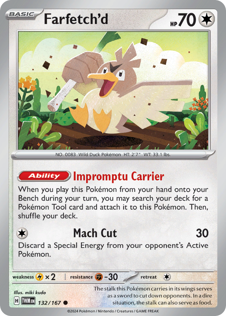 Farfetch'd card