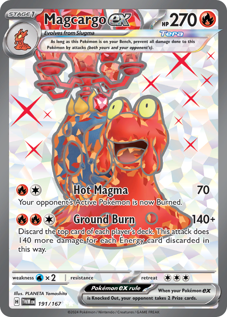 Magcargo ex card