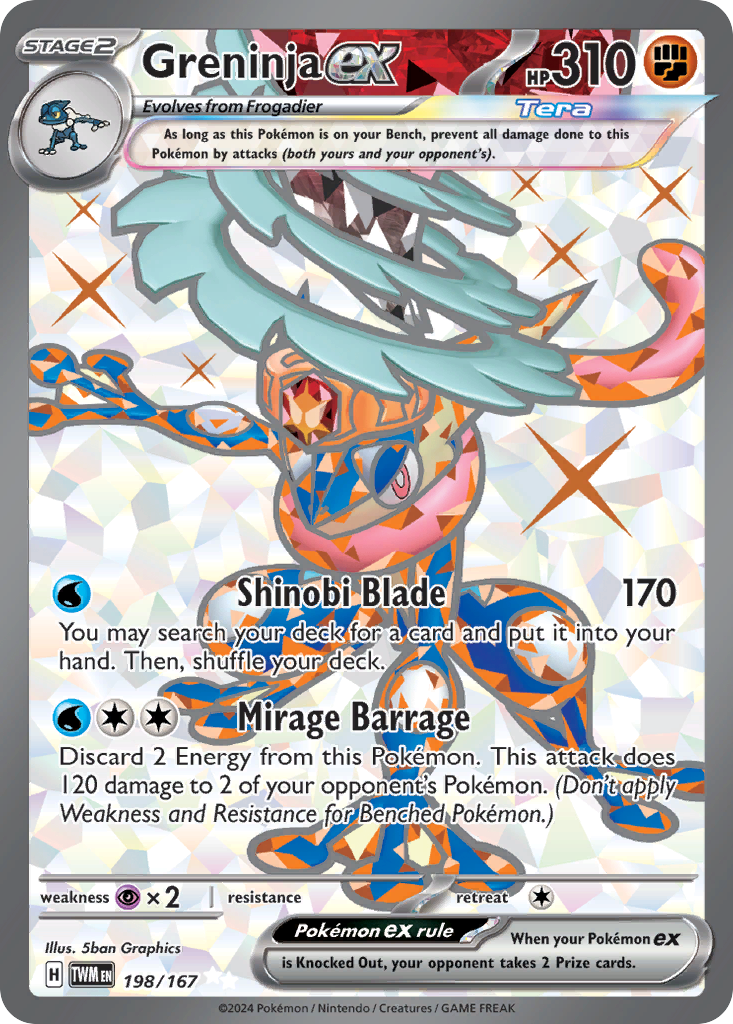 Greninja ex card