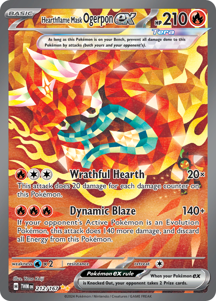 Hearthflame Mask Ogerpon ex card