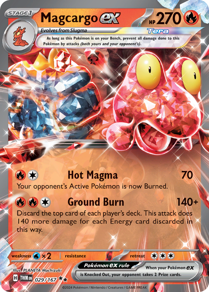 Magcargo ex card