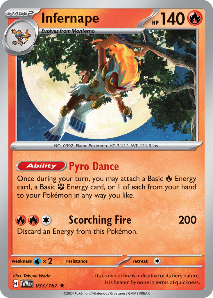 Infernape card