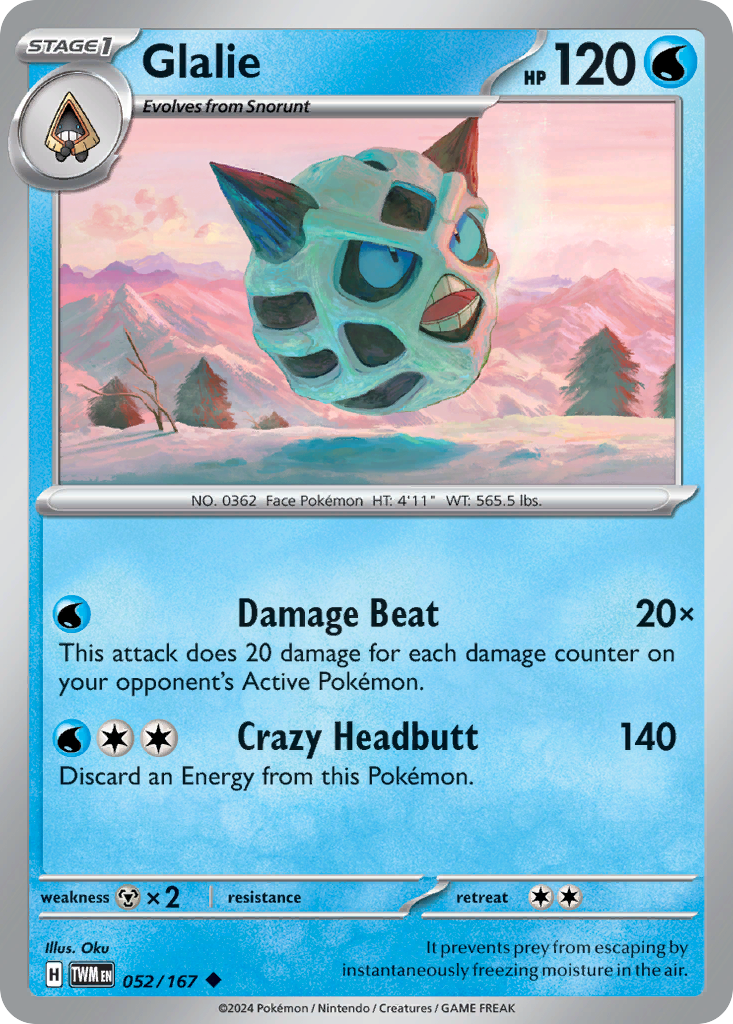 Glalie card