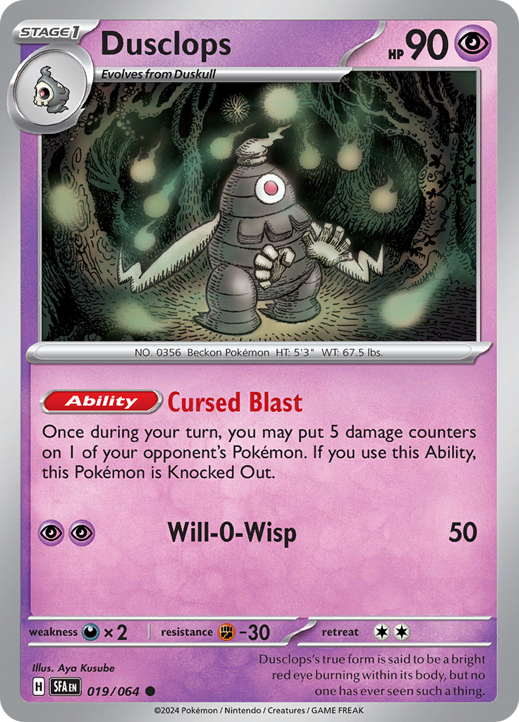 Dusclops card