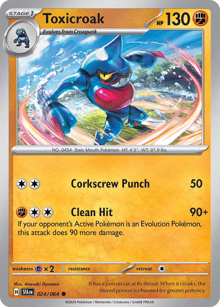 Toxicroak card