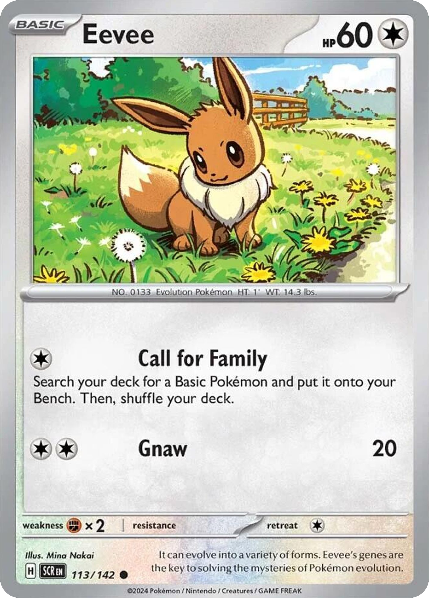 Eevee card