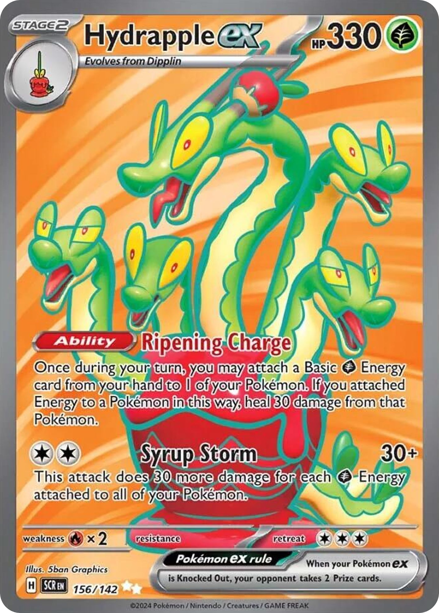 Hydrapple ex card