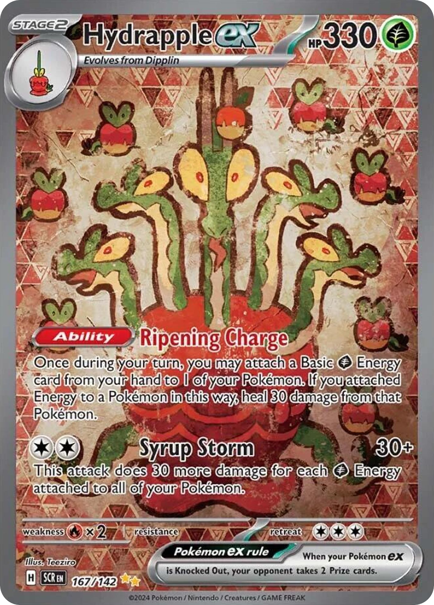 Hydrapple ex card