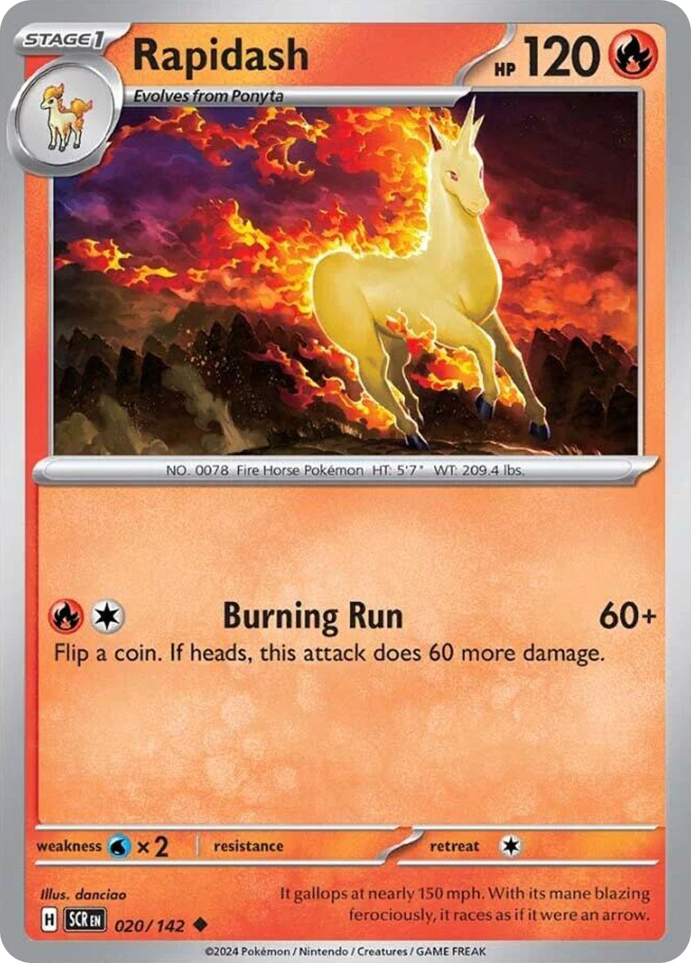 Rapidash card