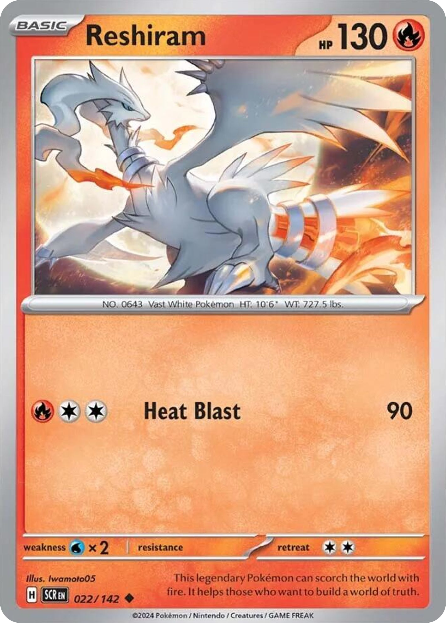 Reshiram card