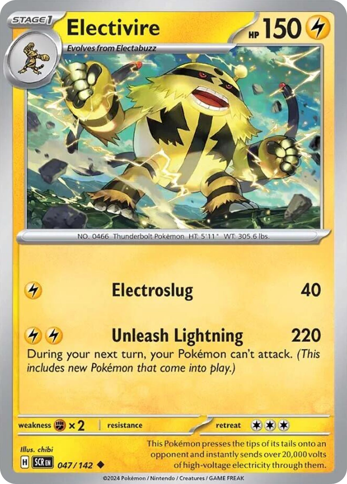 Electivire card