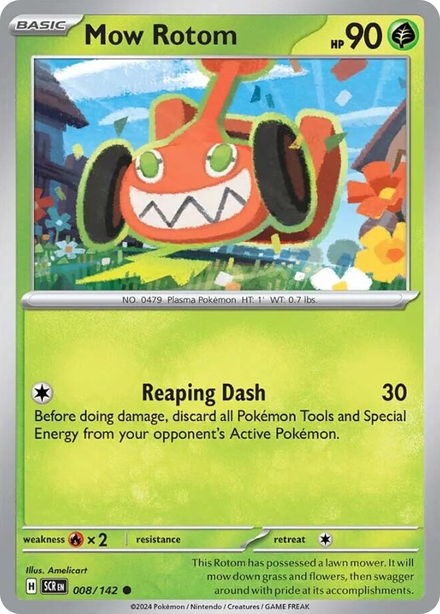 Mow Rotom card