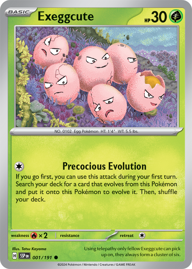 Exeggcute card