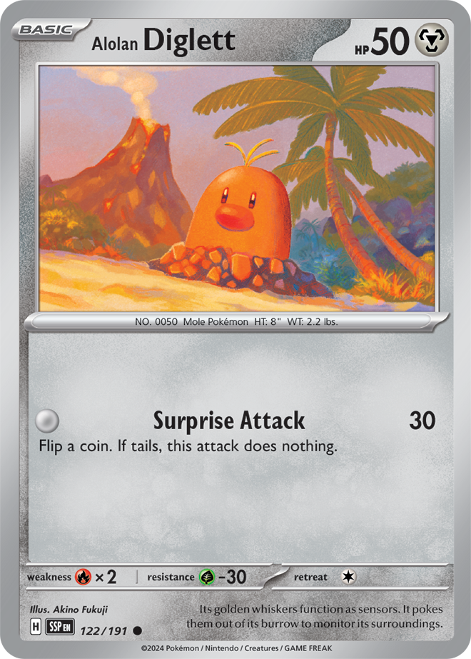 Alolan Diglett card