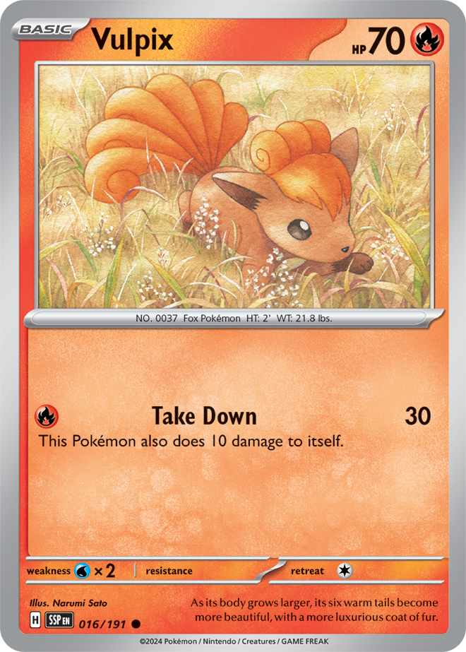 Vulpix card