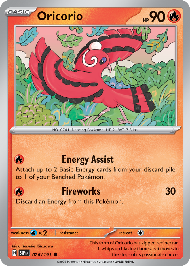 Oricorio card