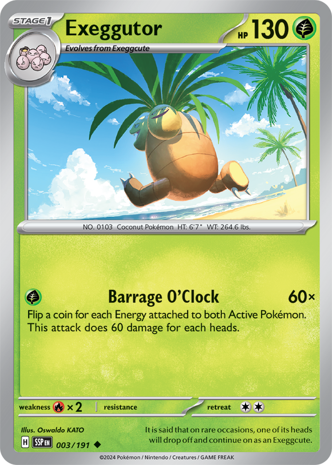 Exeggutor card