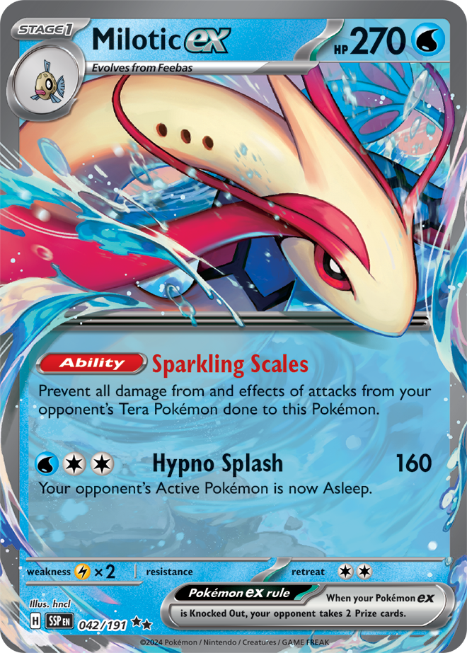 Milotic ex card