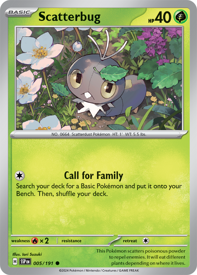 Scatterbug card