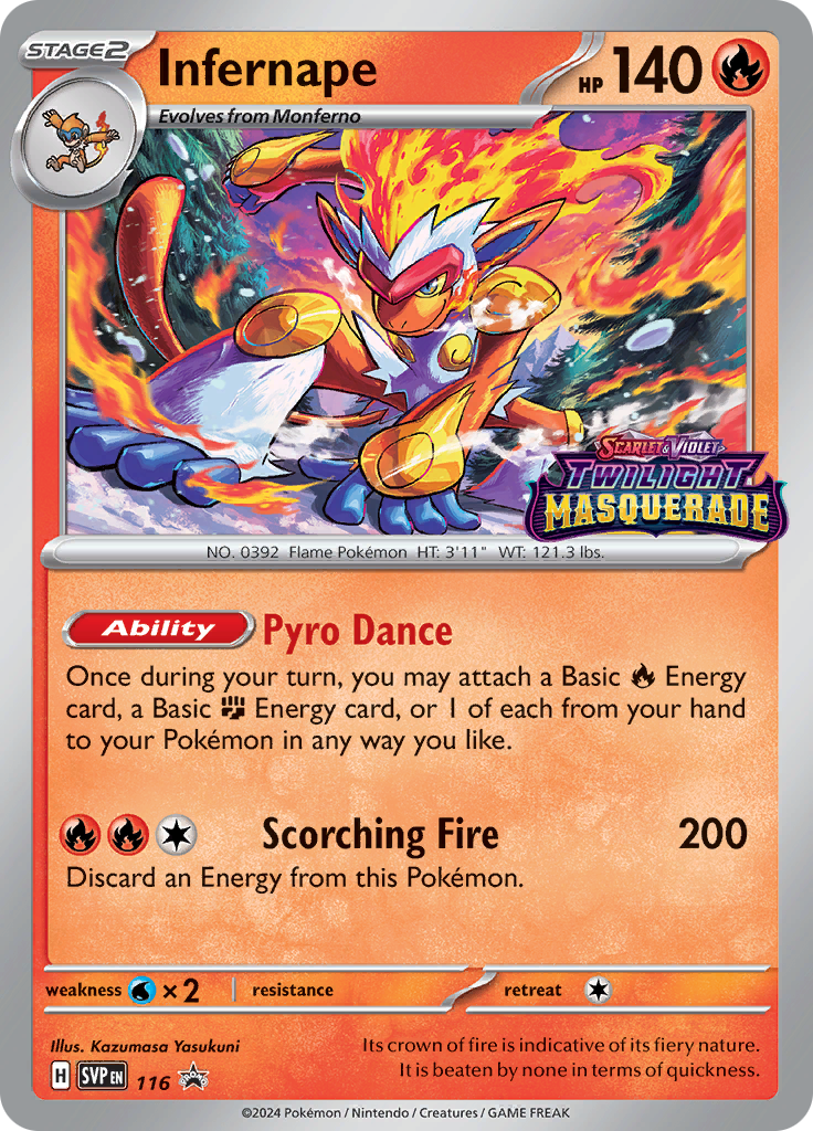 Infernape card