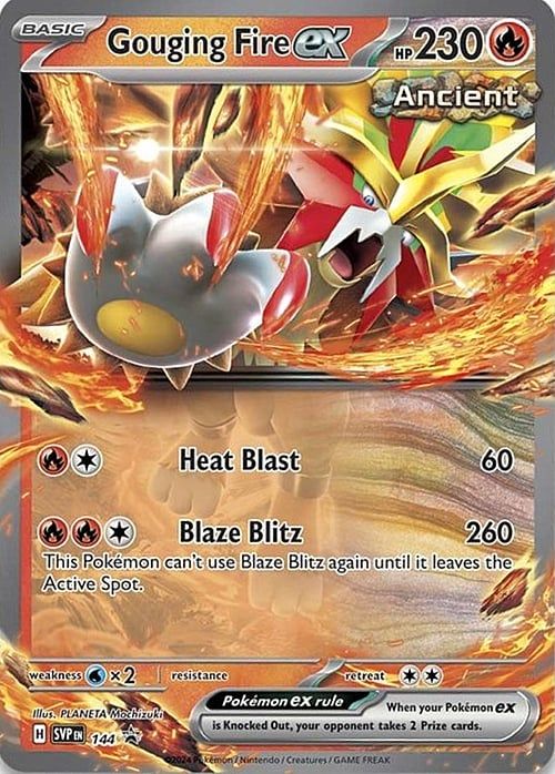 Gouging Fire ex card