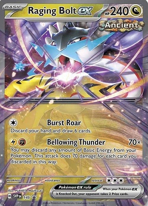 Raging Bolt ex card