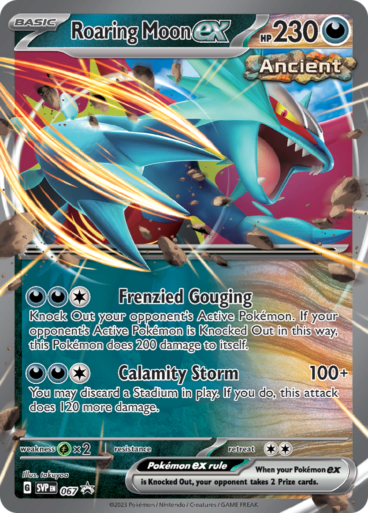 Roaring Moon ex card