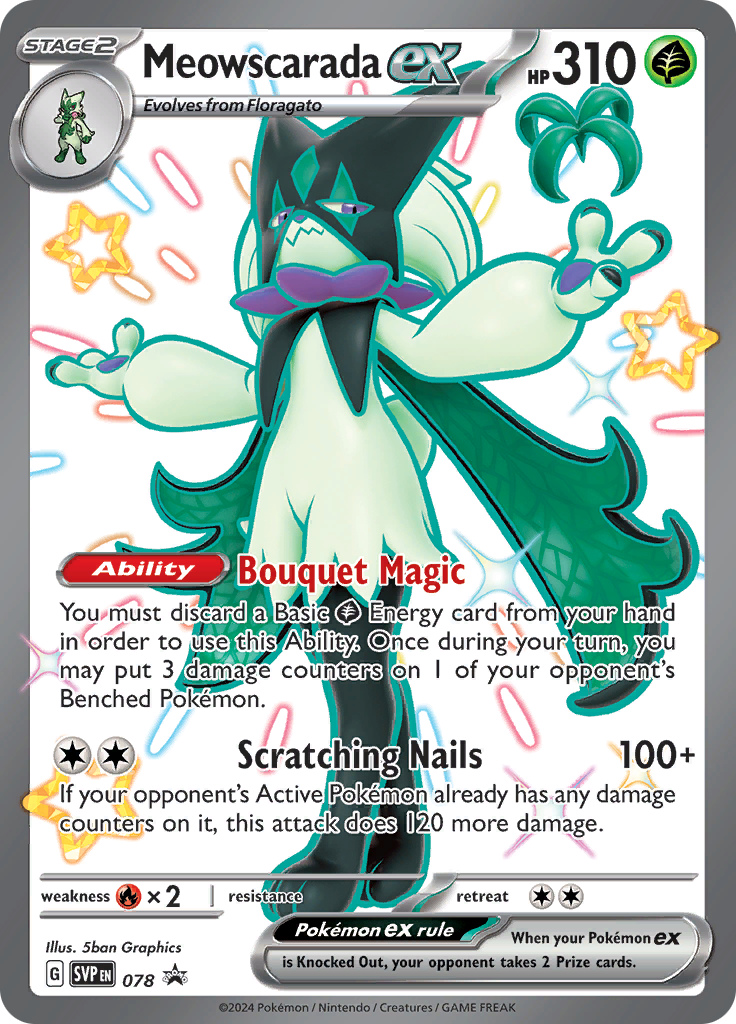 Meowscarada ex card