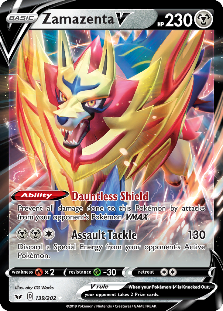 Zamazenta V card