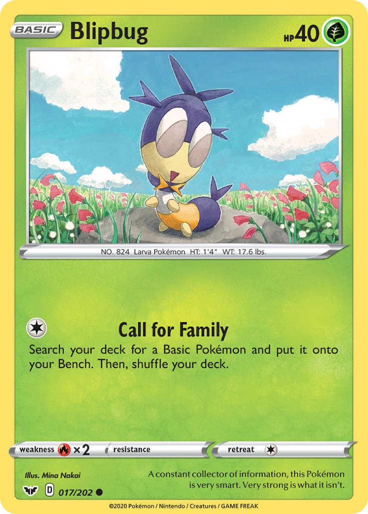 Blipbug card